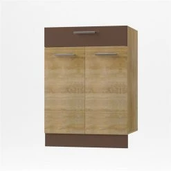 Alphab2b Alina Κάτω ντουλάπι με Συρτάρι, 60x44,5x85, Σονόμα-Μόκκα SO-AD60