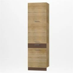 Alphab2b Alina Μεγάλο ντουλάπι 60x55,6x213,3, Σονόμα-Μόκκα SO-AD60RV