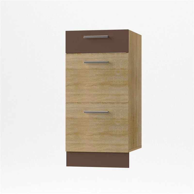 Alphab2b Alina Συρταριέρα 3 Συρτάρια Κάτω, 40x44,5x85, Σονόμα-Μόκκα SO-AD403S