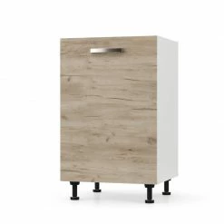 Alphab2b CHARLOTΤE Κάτω Ντουλάπι 50x46.5x82cm με μεταλλικά χερούλια ΔΡΥΣ