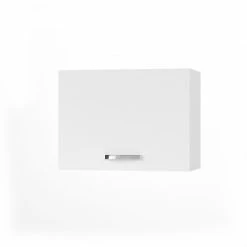 Alphab2b CHARLOTΤE Ντουλάπι Απορροφητήρα 60x30.5x45εκ με μεταλλικά χερούλια Λευκό