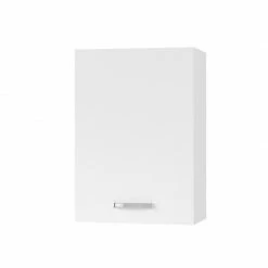 Alphab2b CHARLOTΤE Πάνω Ντουλάπι 50x30.5x71.8εκ με μεταλλικά χερούλια Λευκό