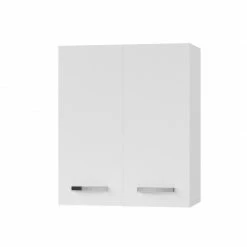 Alphab2b CHARLOTΤE Πάνω Ντουλάπι 60x30.5x71.8εκ με μεταλλικά χερούλια Λευκό
