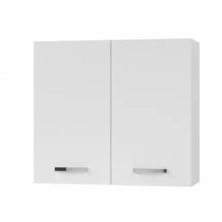 Alphab2b CHARLOTΤE Πάνω Ντουλάπι 80x30.5x71.8εκ με μεταλλικά χερούλια Λευκό