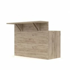 Alphab2b Charlotte Βοηθητικός Πάγκος-Μπάρ,1,46x0,90x1,08, χρώμα Δρύς. SO-CBAR