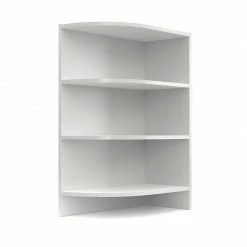 Alphab2b Charlotte κάτω ντουλάπι με ράφια, 30x51/60x85, χρώμα Λευκό. SO-CD30K3