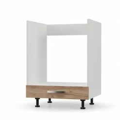 Alphab2b Charlotte Κάτω ντουλάπι Φούρνου 60x53x82εκ Χρυσός Δρυς