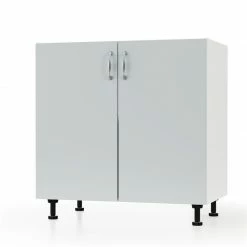 Alphab2b Modest Κάτω Ντουλάπι Γκρι 80x48x82cm