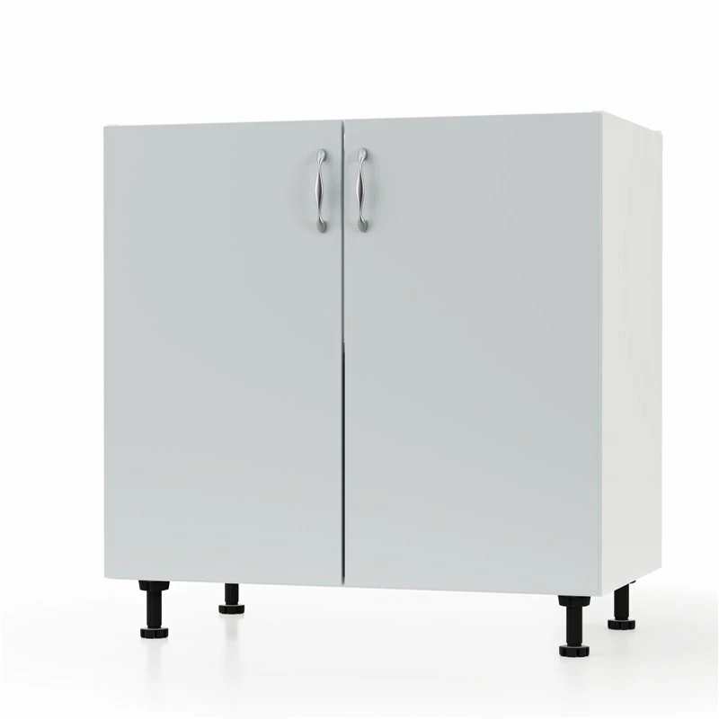 Alphab2b Modest Κάτω Ντουλάπι Γκρι 80x48x82cm