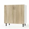 Alphab2b Modest Κάτω Ντουλάπι Νεροχύτη Σονόμα 80x48x82cm