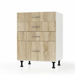 Alphab2b Modest Κάτω Ντουλάπι Συρταριέρα Σονόμα 60x48x82cm
