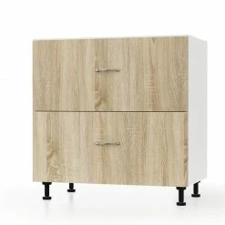 Alphab2b Modest Κάτω Ντουλάπι Συρταριέρα Σονόμα 80x48x82cm