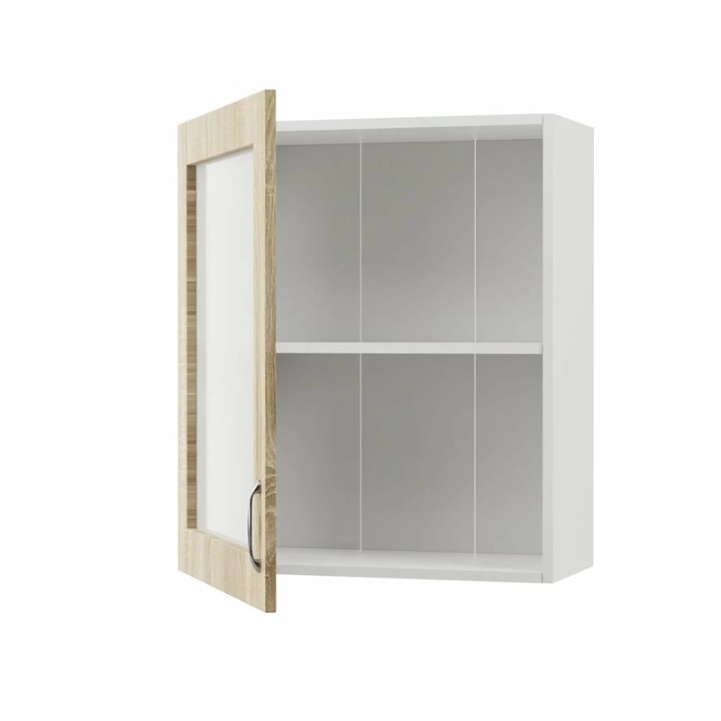 Alphab2b Modest Πάνω Ντουλάπι-Βιτρίνα Σονόμα 60x30x72cm - Image 2