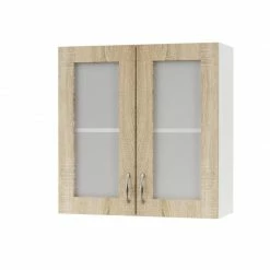 Alphab2b Modest Πάνω Ντουλάπι-Βιτρίνα Σονόμα 70x30x72cm