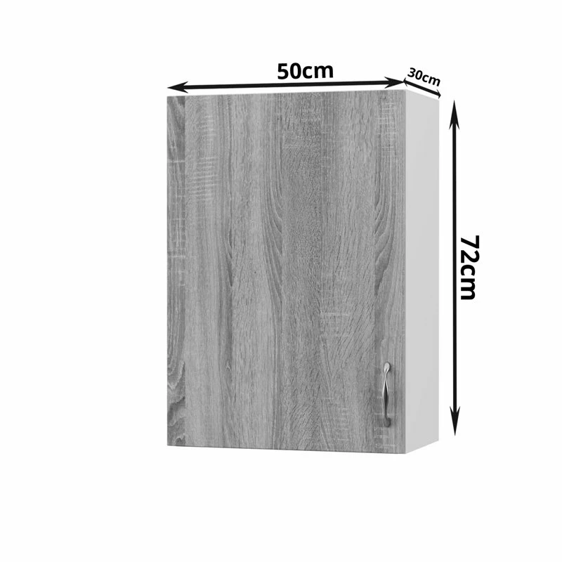 Alphab2b Modest Πάνω Ντουλάπι Σονόμα 50x30x72cm - Image 3