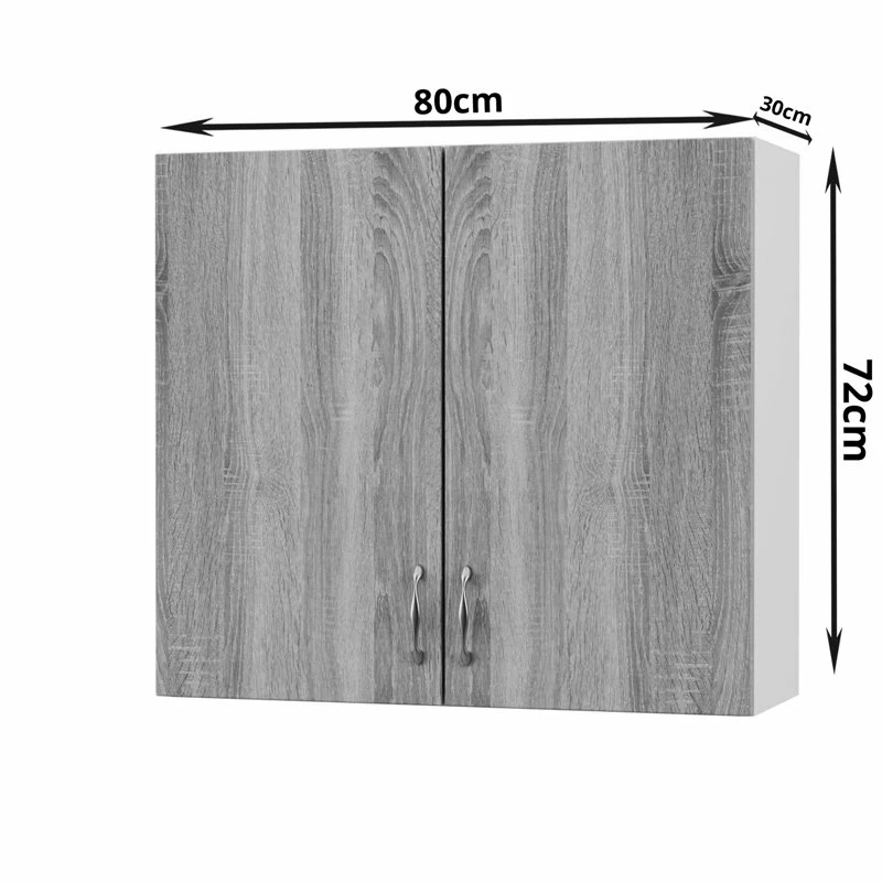 Alphab2b Modest Πάνω Ντουλάπι Σονόμα 80x30x72εκ - Image 3