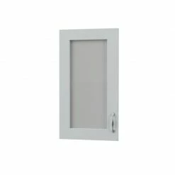 Alphab2b Άνω Πορτάκι-Τζάμι Modest Γκρι 40x72x1.6cm