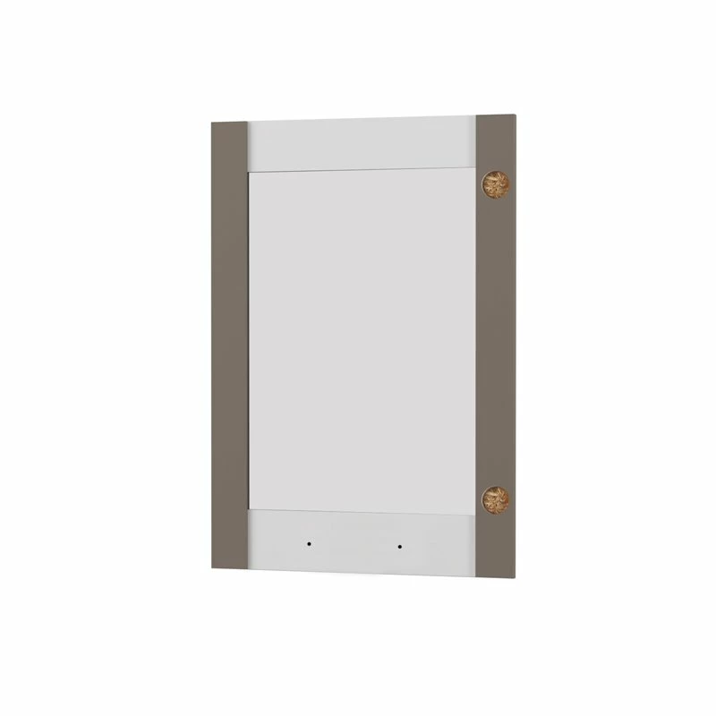 Alphab2b Άνω Πορτάκι-Τζάμι Αριστερό Charlotte Μόκα 50x71.8x1.6cm - Image 2