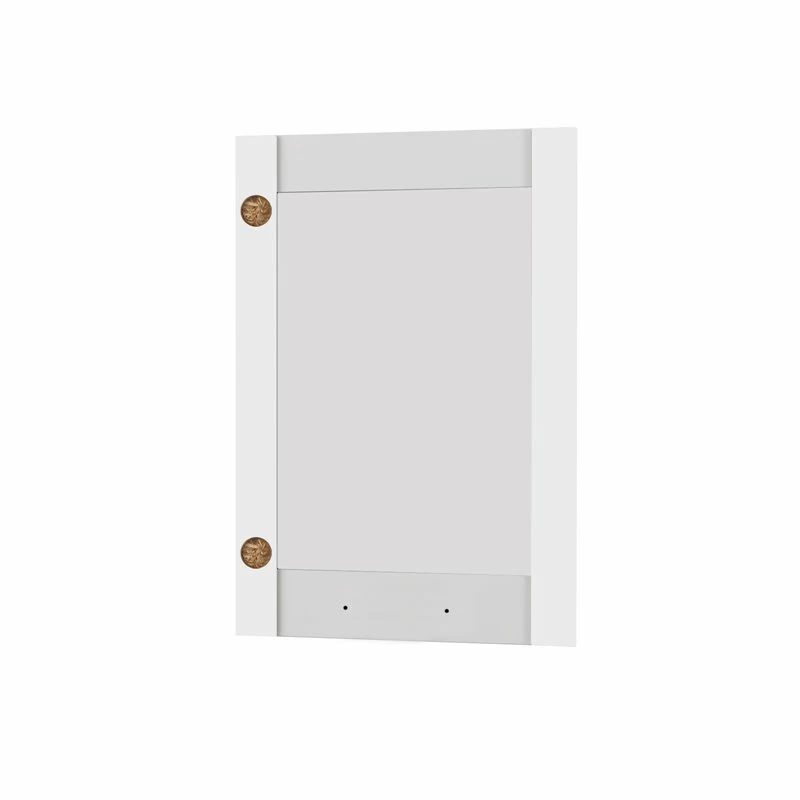 Alphab2b Άνω Πορτάκι-Τζάμι Δεξί Charlotte Λευκό 50x71.8x1.6cm - Image 2