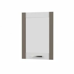 Alphab2b Άνω Πορτάκι-Τζάμι Δεξί Charlotte Μόκα 50x71.8x1.6cm