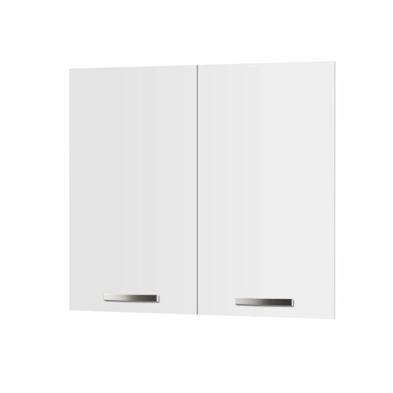 Alphab2b Άνω Πορτάκια Charlotte Λευκό 80x71.8x1.6cm