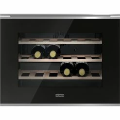 Franke Εντοιχιζόμενος συντηρητής κρασιών MYTHOS FMY 24 WCR XS Inox - Μαύρο Κρύσταλλο 3184101020
