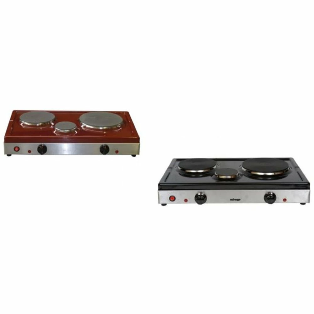 Ηλεκτρική εστία επιτραπέζια Inox PITSILOS S3 Μαύρη