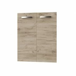 Alphab2b Κάτω Πορτάκια Charlotte Δρυς 60x71.4x1.6cm