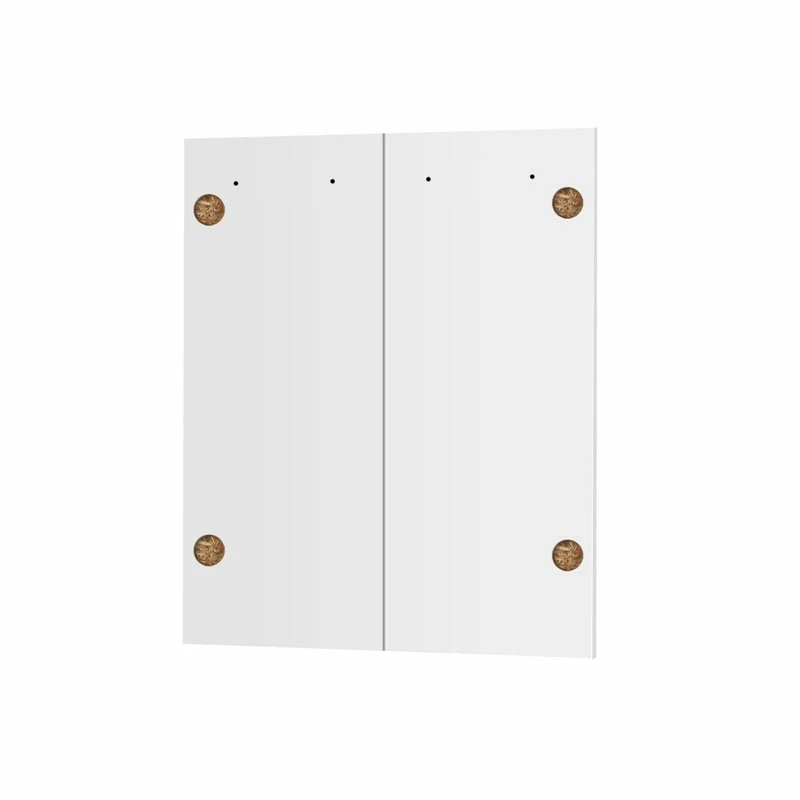 Alphab2b Κάτω Πορτάκια Charlotte Λευκό 60x71.4x1.6cm - Image 2