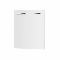 Alphab2b Κάτω Πορτάκια Charlotte Λευκό 60x71.4x1.6cm