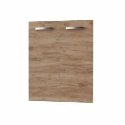 Alphab2b Κάτω Πορτάκια Charlotte Χρυσό Δρυς 60x71.4x1.6cm