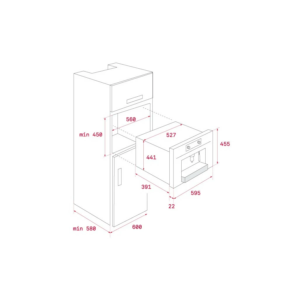 Καφετιέρα Compact TEKA WISH CLC 855 GM Inox/Μαύρο F.015.SS - Image 2