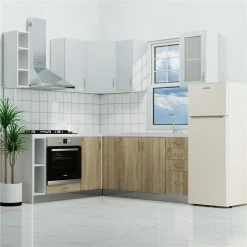 Alphab2b Κουζίνα Modest Σετ 11 Κουτιών Γκρι-Σονόμα