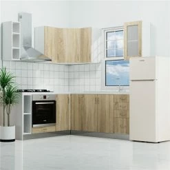 Alphab2b Κουζίνα Modest Σετ 11 Κουτιών Σονόμα-Λευκό