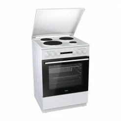 Κουζίνα ελεύθερη εμαγιέ με πολυλειτουργικό φούρνο KORTING KE6151WPM 729334 Λευκή