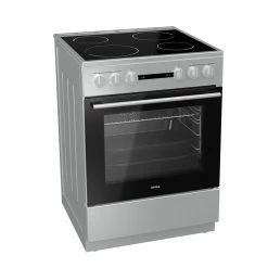 Κουζίνα ελεύθερη κεραμική με πολυλειτουργικό φούρνο KORTING KEC6141IS 729337 Inox