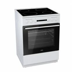 Κουζίνα ελεύθερη κεραμική με πολυλειτουργικό φούρνο KORTING KEC6142WPG 729333 Λευκή