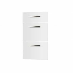 Alphab2b Προσόψεις Συρταρίερας Charlotte Λευκό 40x71.4x1.6cm