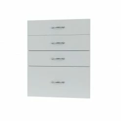 Alphab2b Προσόψεις Συρταρίερας Modest Γκρι 60x71.3x1.6cm