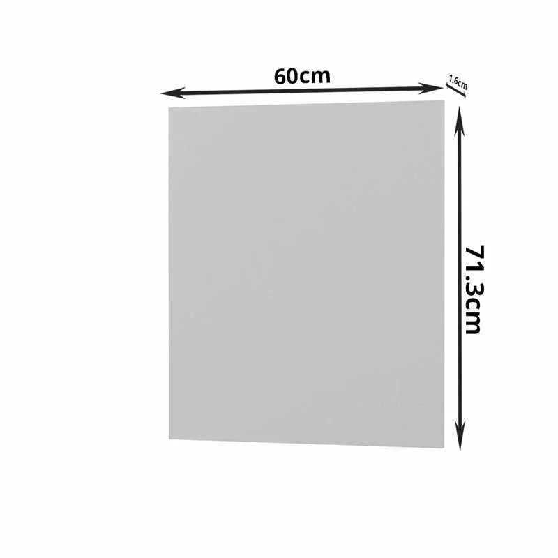 Alphab2b Πρόσοψη Πλυντηρίου Modest Γκρι 60x1.6x71.3cm - Image 2