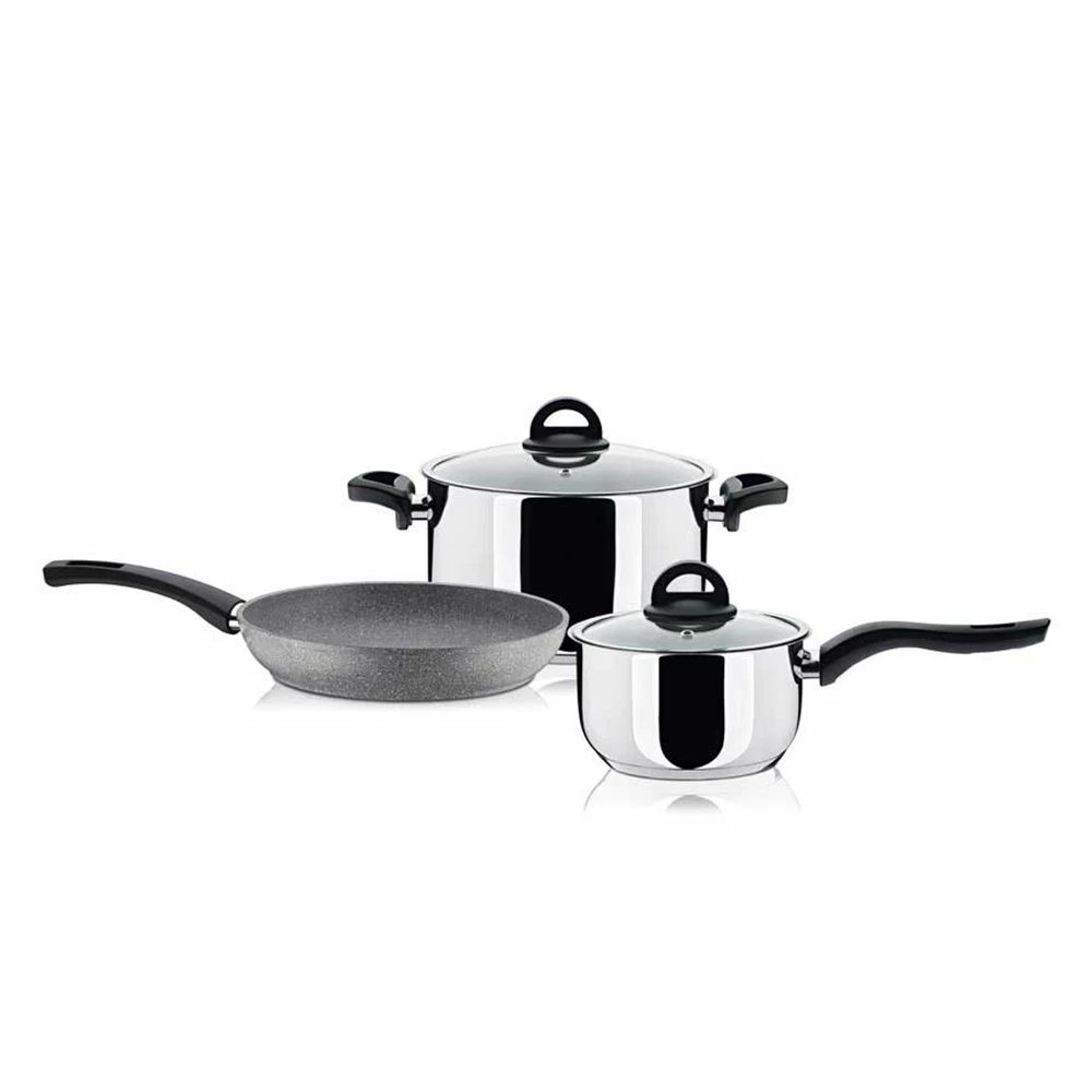 Σετ σκεύη Inox PYRAMIS MIX COOK (3+2) 015700301