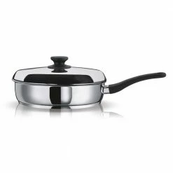 Τηγάνι Inox με καπάκι PYRAMIS ZEON S-28 Φ28 015228601