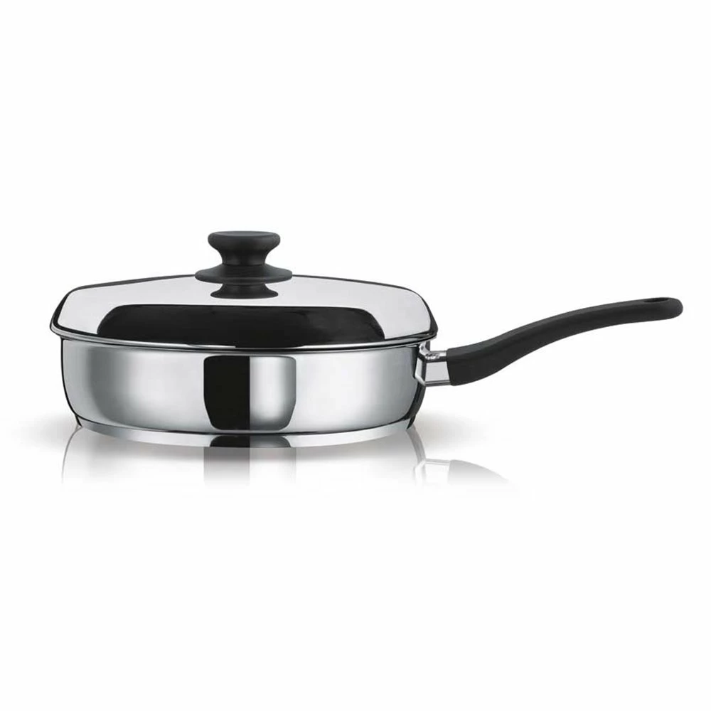 Τηγάνι Inox με καπάκι PYRAMIS ZEON S-28 Φ28 015228601