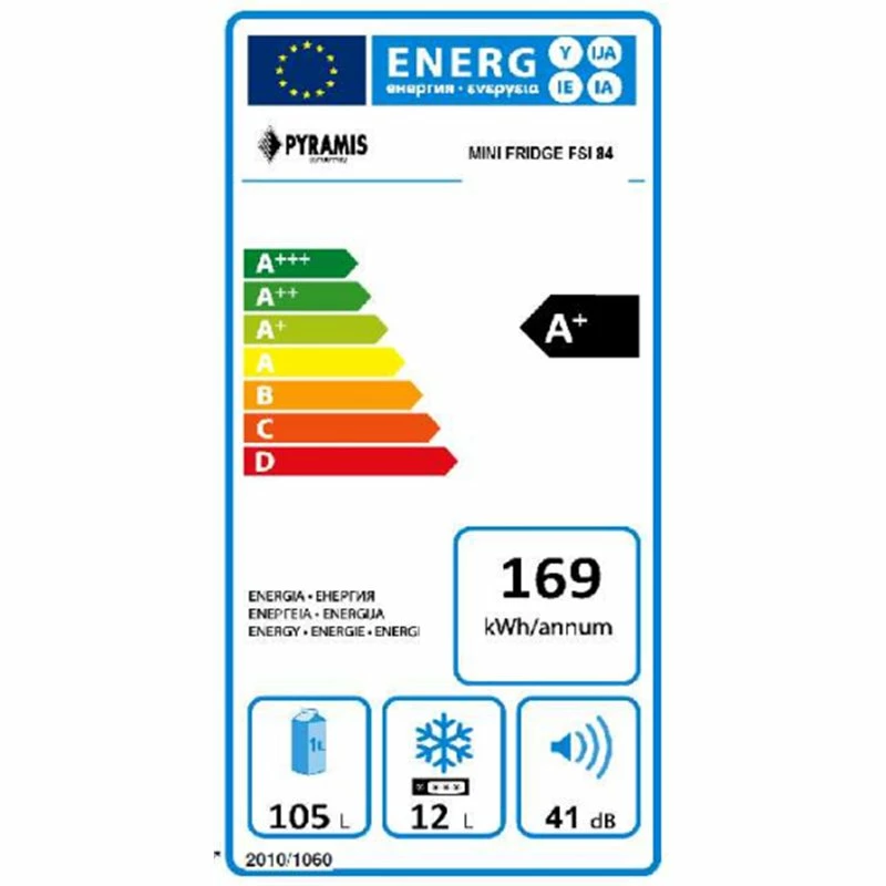 Ψυγείο Mini PYRAMIS FSI 84 Λευκό 031002702 - Image 2